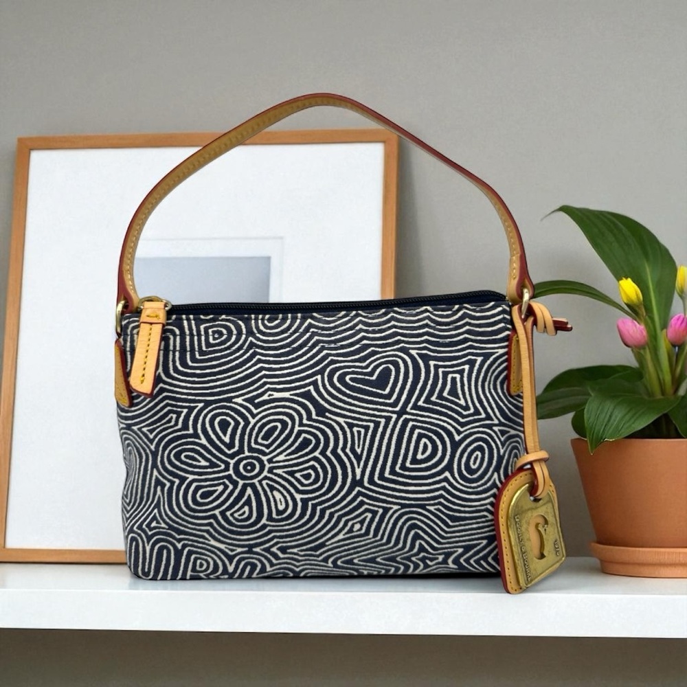 Vintage Dooney & Bourke Limited Edition Canvas Mini Bag
